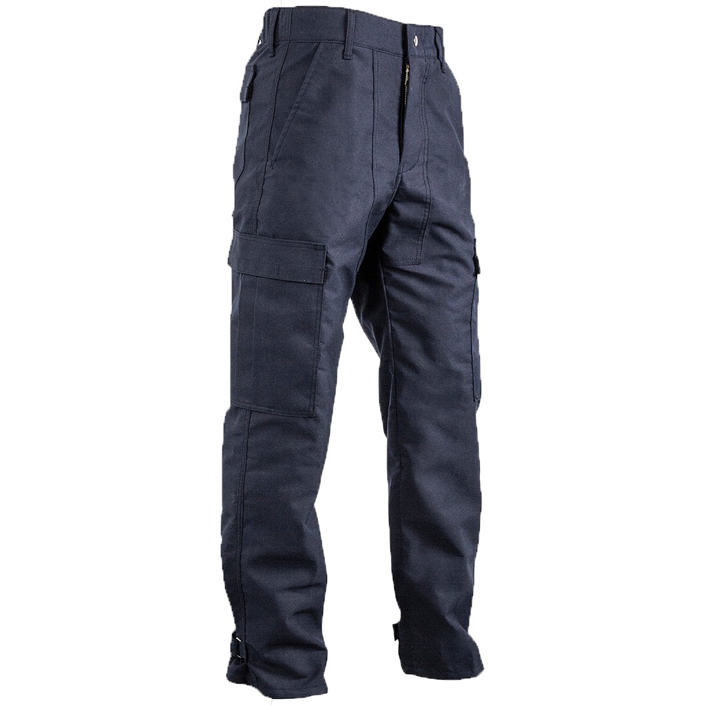 CrewBoss Dual Compliant Station/Brush Pant - Navy Blue 6.8 oz. (Nomex)