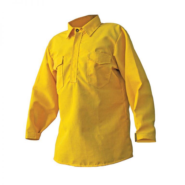 CrewBoss™ Hickory Brush Shirt 5.8 oz Tecasafe® - Yellow